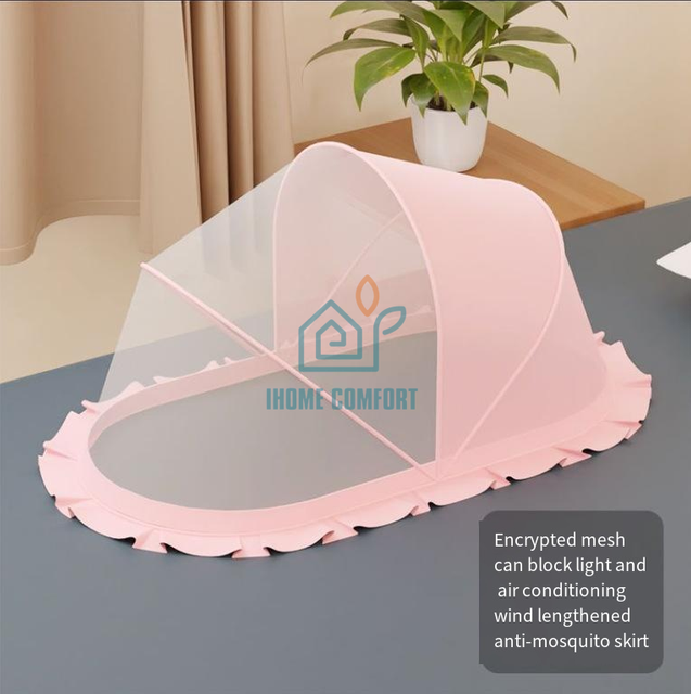 Infant Mosquito Net Foldable, Portable, Full Cover, Universal Child Mosquito Net, Mongolian Bag, Mosquito Proof, Directly Supplied by The Manufacturer