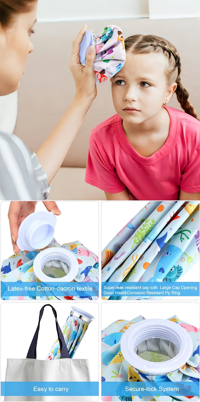 Nursing ice bag, suitable for injuries, hot water bag 6 inches (about 15.2 centimeters), 25.2 inches (about 22.4 centimeters), 25.2 inches (about 25.4 centimeters), 25.2 inches (about 25.4 centimeters