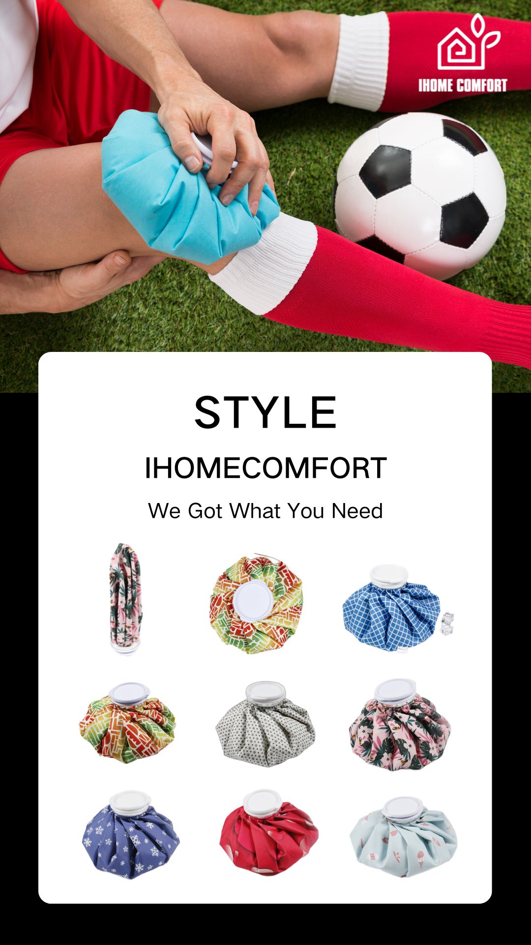 Ice bags: essential for sports