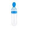 Baby Food Spoon, Bottle-shaped Silicone Spoon For Rice Paste, Infant Silicone Squeeze Feeding Bottle