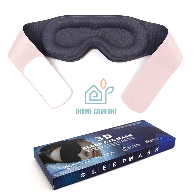 3D Contoured Sleep Eye Mask – Zero Pressure, Light Blocking for Deep Sleep