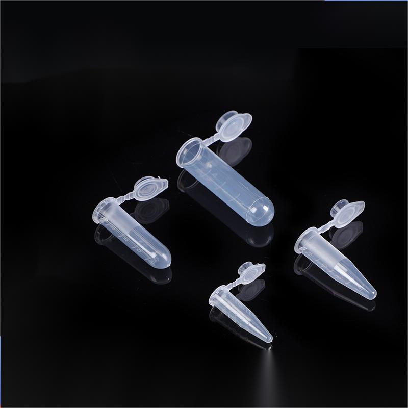 Large Quantity Supply of Plastic Graduated Centrifuge Tubes with Round Bottoms And Caps, Laboratory Supplies, Plastic Transparent Test Tubes