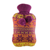 Amazon Hot Sale Factory Price UK BS CE ISO Natural Rubber Hot Water Bottle with Knitted Cover for Baby Women Men Winetr Warming 