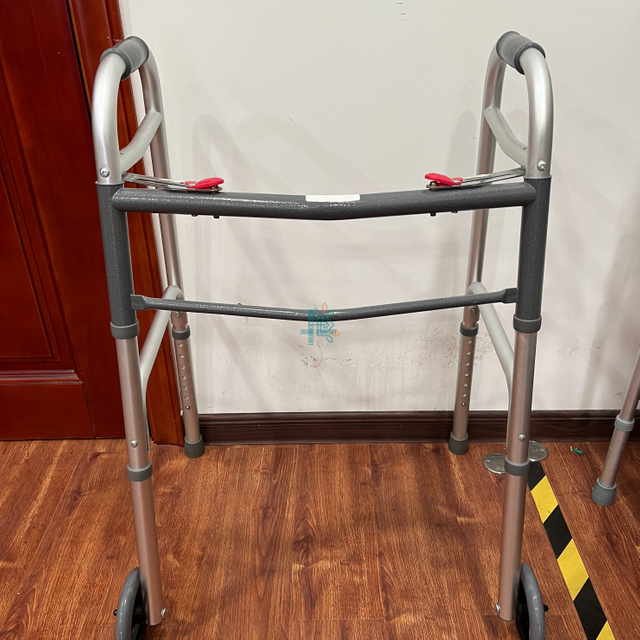 Aluminum alloy walking crutches, elderly fitness equipment, medical equipment, pregnant women folding rehabilitation wheels, toilet seats, shower chairs