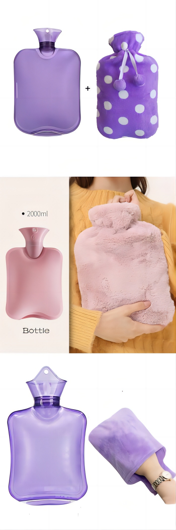 Embrace the warmth of winter with our high-quality hot water bottles: a comfortable companion for every cold night