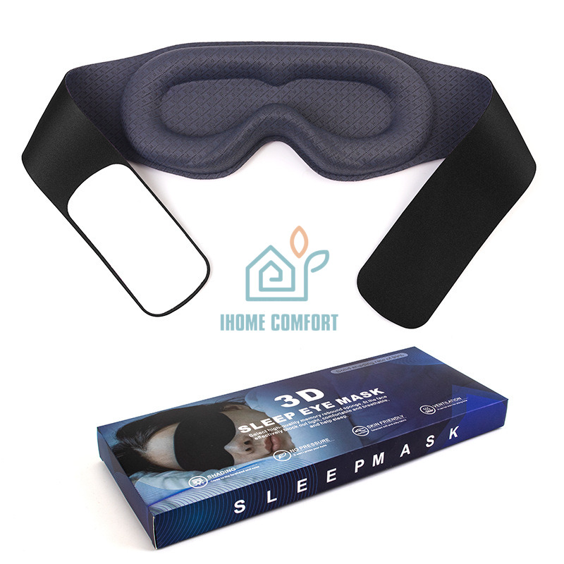 3D Contoured Sleep Eye Mask – Zero Pressure, Light Blocking for Deep Sleep