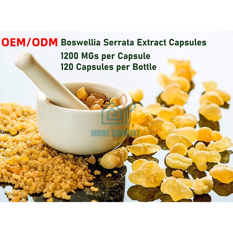 Boswellia Serrata Herbal Extract Capsules Joint Support Supplement Ayurvedic Herb Indian Olibanum Frankincense