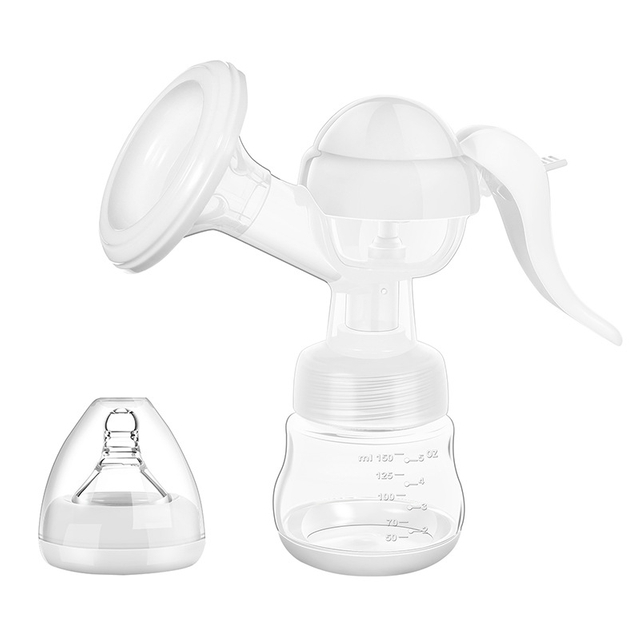 New Creative Manual Silicone Breast Pump Convenient Baby Breast Milk Collector Pregnant Women Breast Pump Cross Border Wholesale