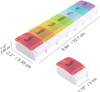 Unique 14 Grid Quick-Refill Pill Medication Organizer