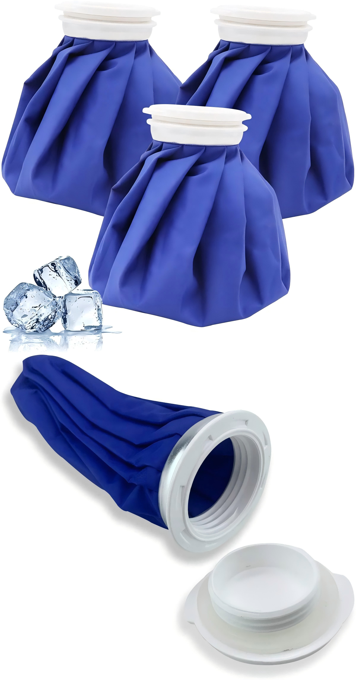 After a sports sprain, using ice pack products has multiple benefits: