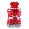 Customized Portable Warmth Knitted Water Bottle Jacquard Protective Cover Insulation Water Bag Woolen Warmth Water Treasure