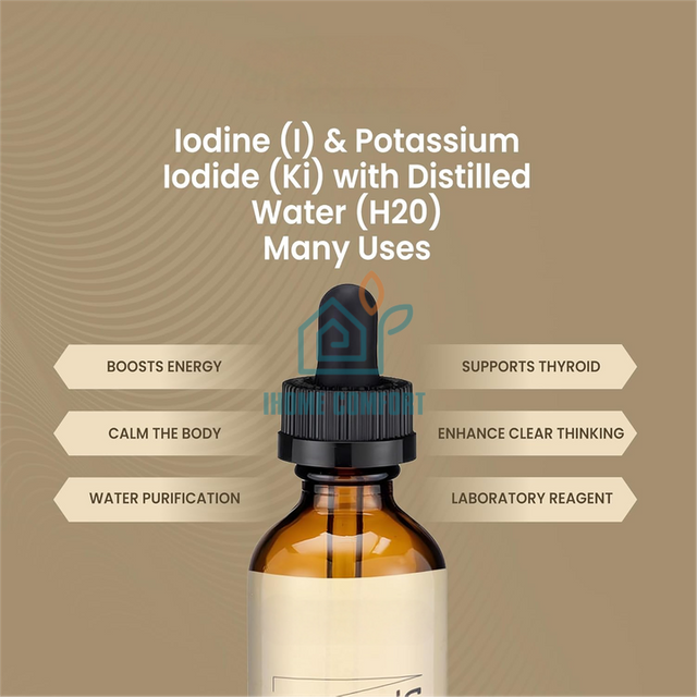 2% Vegan Iodine Liquid Drops Nutritional Supplements ﻿