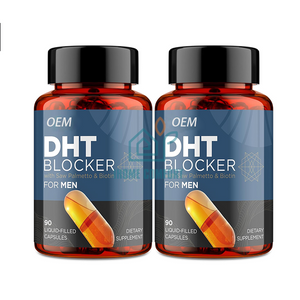 OEM Private Label Hair Loss DHT Blocker Capsules Biotin Saw Palmetto Hair Growth Supplement Capsule ﻿