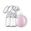 Electric Breast Pump Set with Milk Storage Bags And Y - Shaped Tube for Time - Saving Pumping