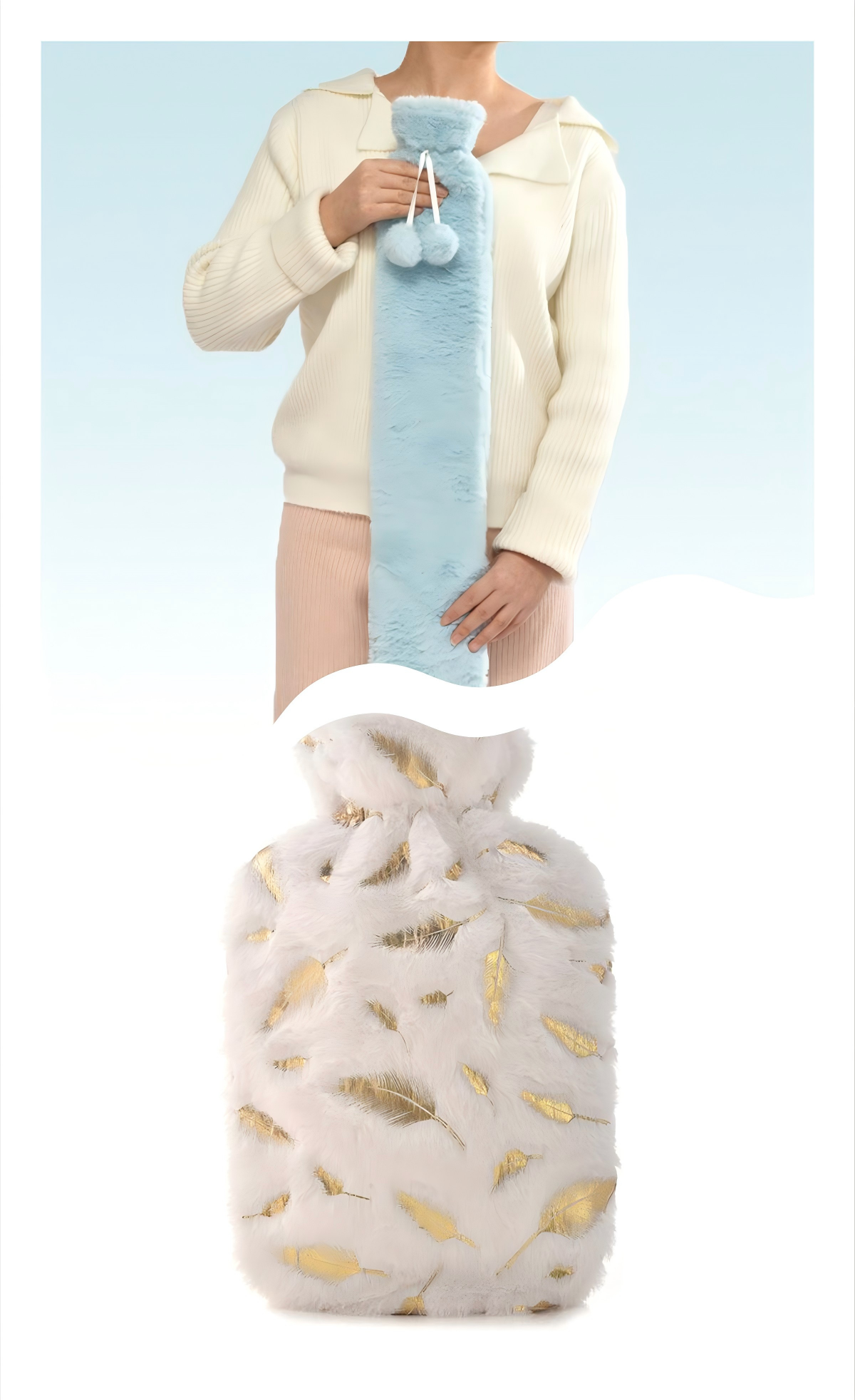 Hot water bag cover is not only for the sake of beauty, it also has an important practical function. 