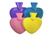 Winter Goods Factory Manufacture Heart Shape Rubber Hot Water Bottle Bag British Standard ISO CE Cerfitified for Promotion Gift for Relief Pain