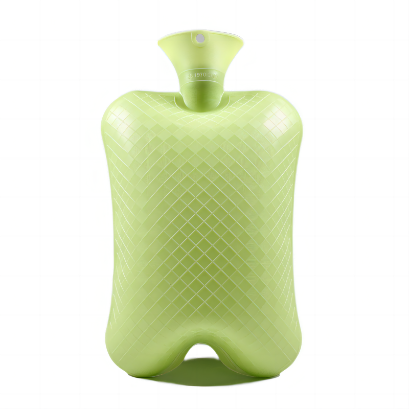 Hot Water Bag Filled with Water PVC Hot Water Bag, Warm Water Bag, Thickened, Explosion-proof, Portable Women's Warm Belly Hot Water Bag, Filled with Water