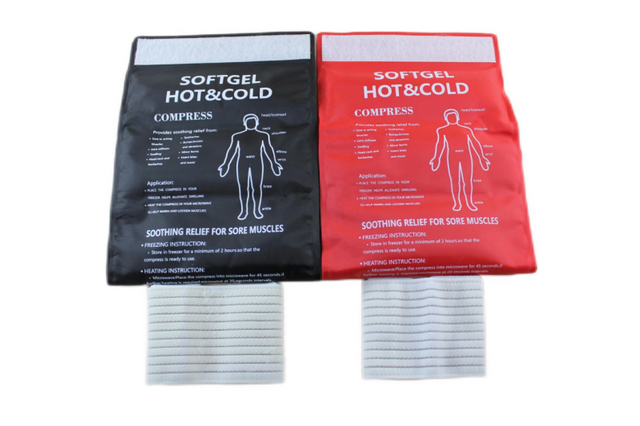 HOT AND COLD PACK-Reusable Hot and Cold Therapy Gel Wrap Support Injury Recovery, Alleviate Joint and Muscle Pain – Rotator Cuff, Knees, Back & More