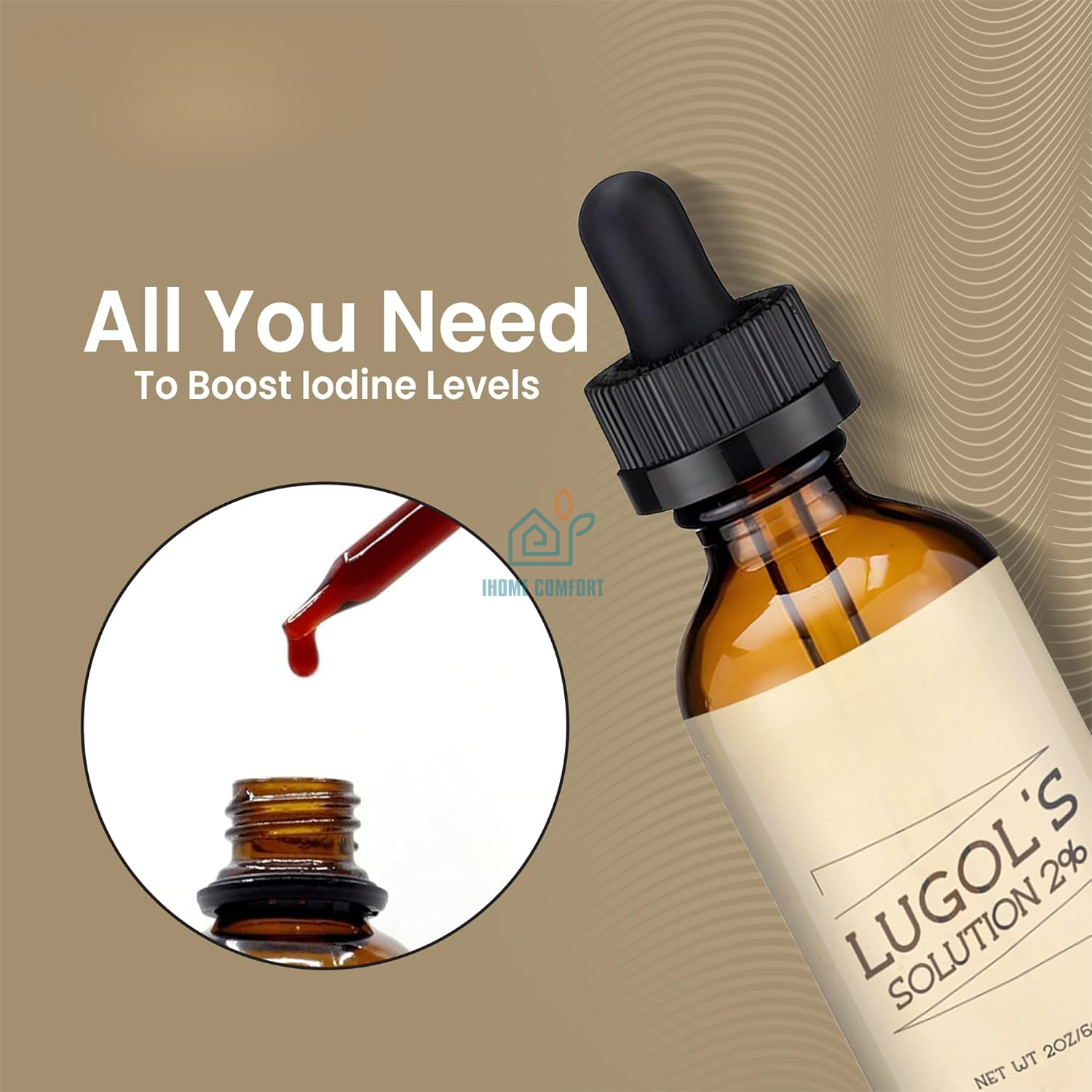 2% Vegan Iodine Liquid Drops Nutritional Supplements ﻿