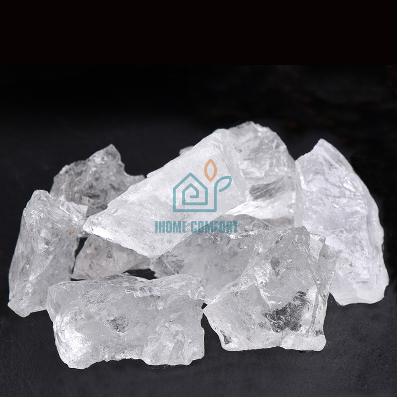 Wholesale Natural Colored Glow Blue Slag Glass Stone, Broken Glass Stone, Crystal Stone, for Landscaping