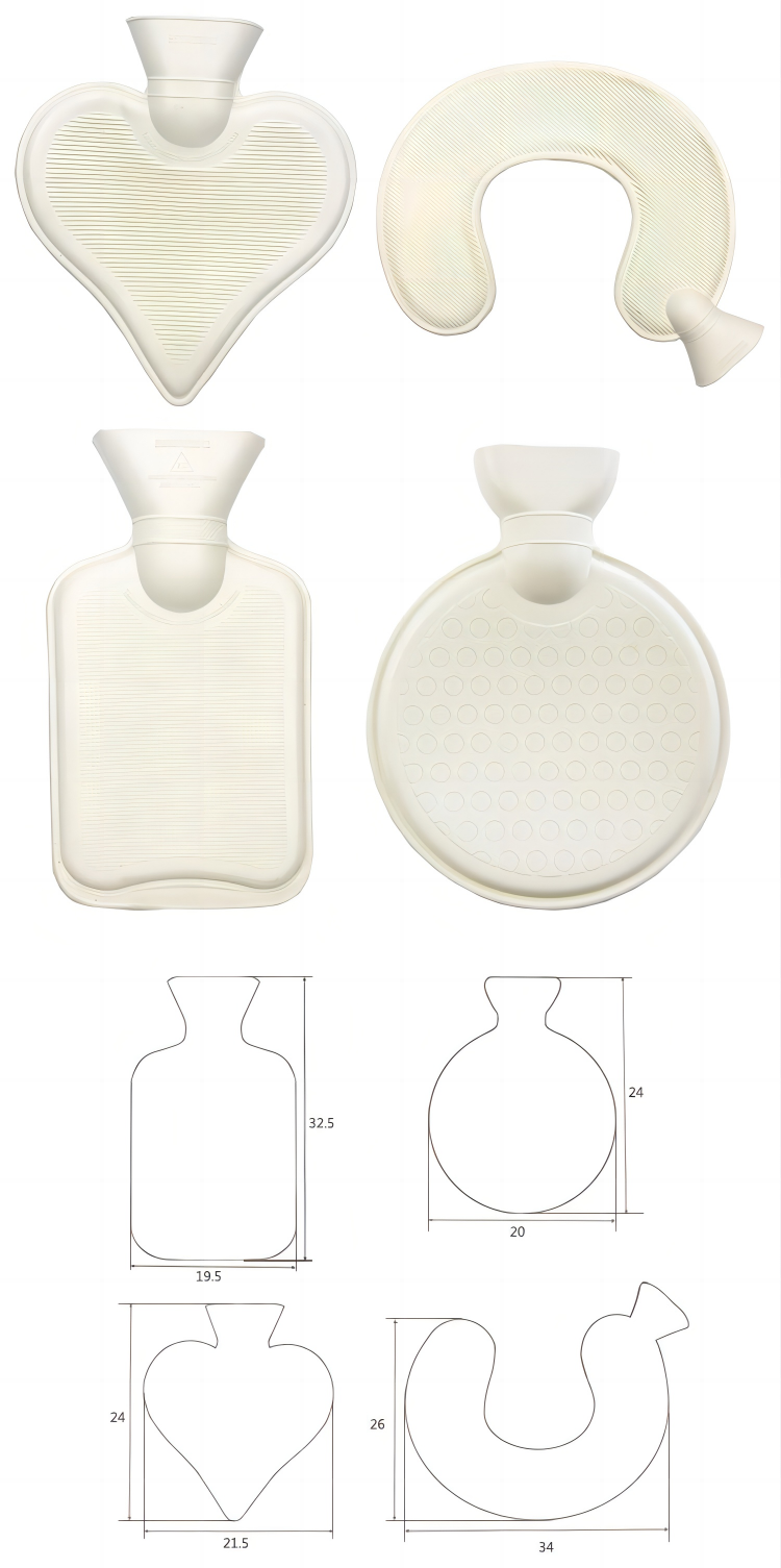 Rubber hot water bag
