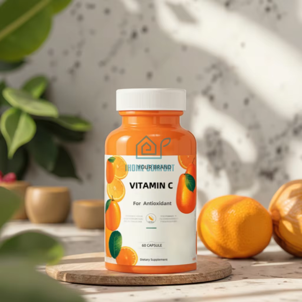 OEM Vitamin C Capsule Vegan Capsule Vitamin C Supplement Support Customize