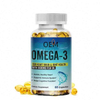 Private Label 3 Softgels Fish Oil 3600 mg EPA DHA or Healthy Heart Support Best Essential Fatty Acids