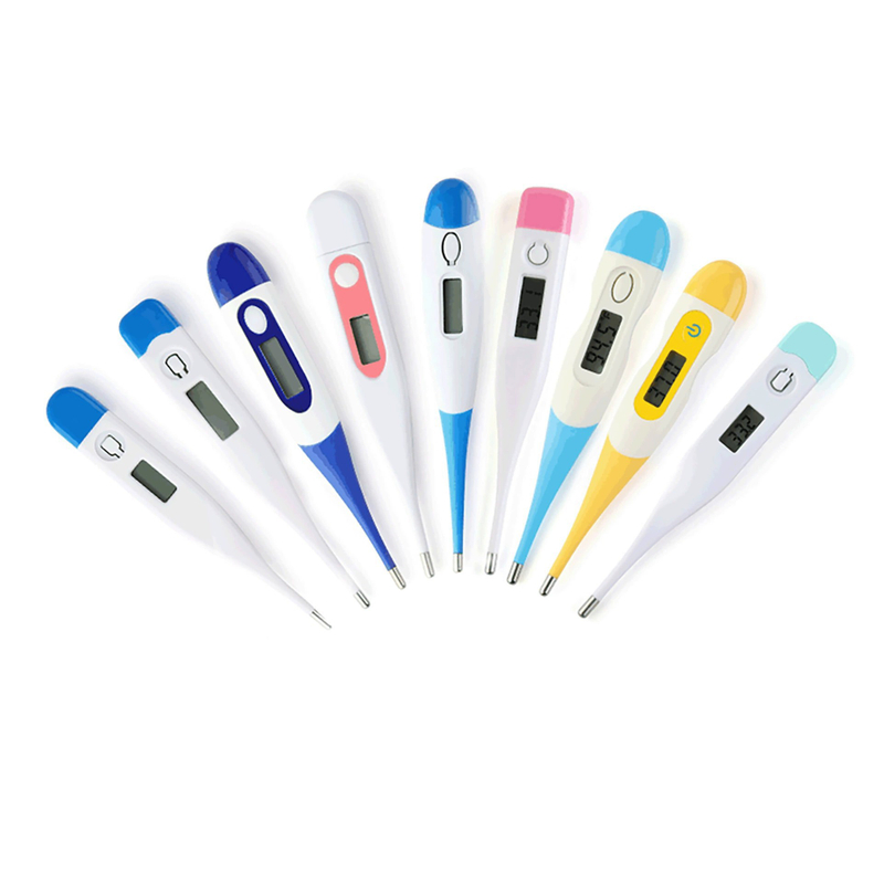 Thermometer for Adults, Digital Oral Thermometer for Fever with 10 Seconds Fast Reading (Light Blue)