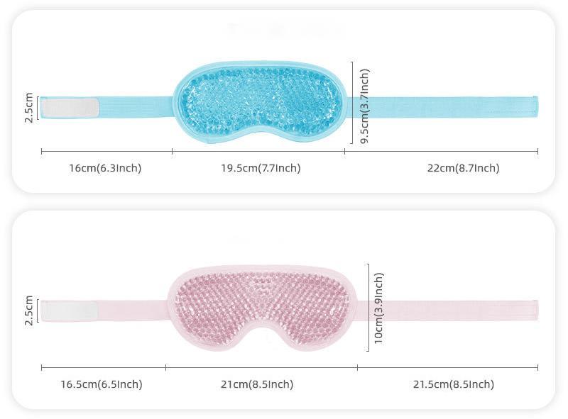 Gel Ice Hockey Cold And Hot Eye Mask Ice Eye Mask Beauty Eye Mask Velcro Adjustable
