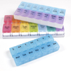 Unique 14 Grid Quick-Refill Pill Medication Organizer