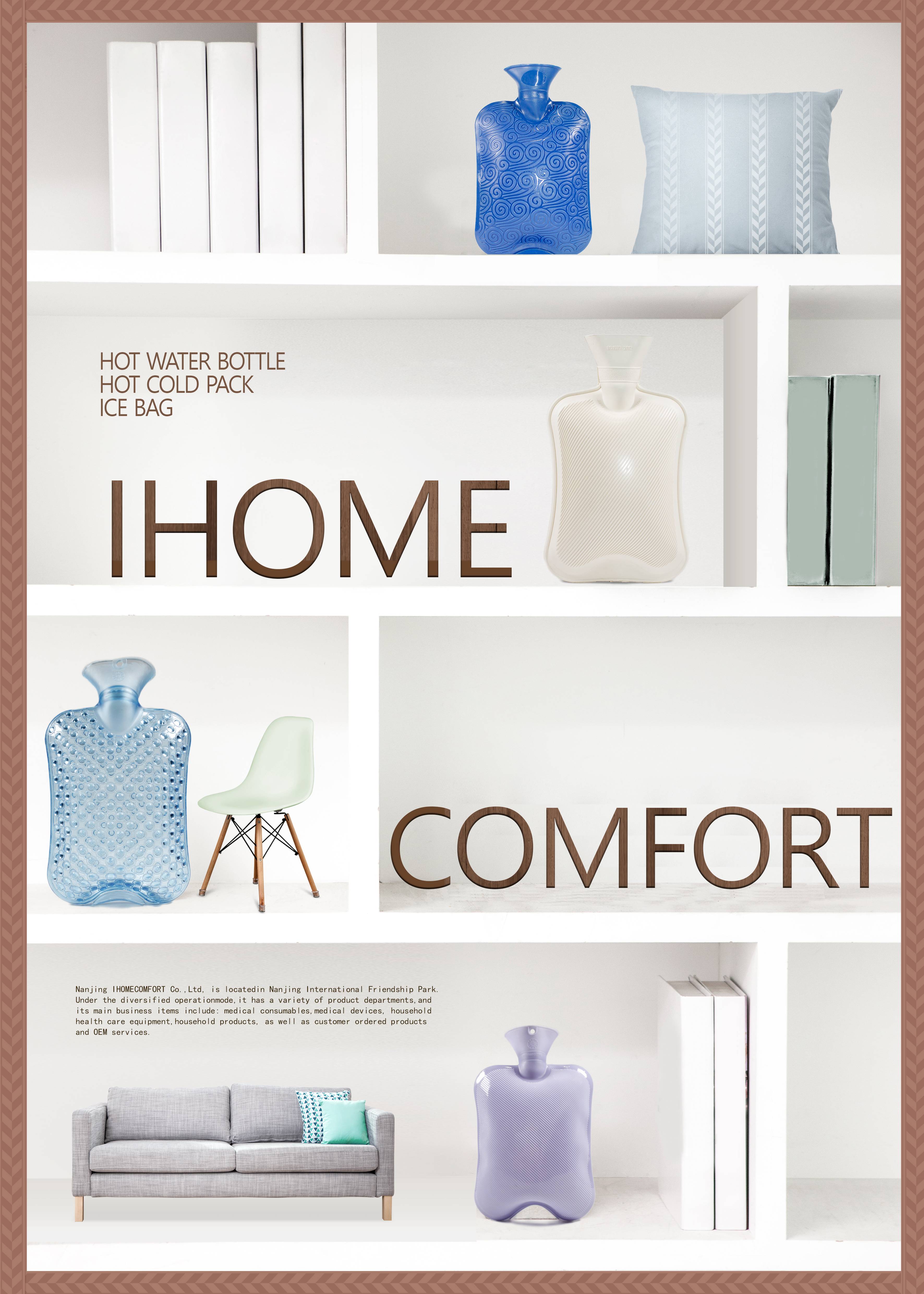 A home hot water bag is a very practical household item that can provide warmth and comfort in many situations. 