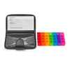 Portable Small Medicine Box, Large Capacity, Four Grid Tablet Storage Box, Transparent Household Dust-proof Medicine Packaging And Sealing Box