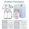 Electric Breast Pump Set with Milk Storage Bags And Y - Shaped Tube for Time - Saving Pumping