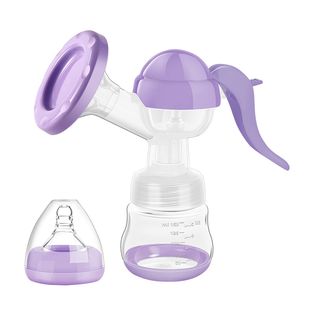 New Creative Manual Silicone Breast Pump Convenient Baby Breast Milk Collector Pregnant Women Breast Pump Cross Border Wholesale