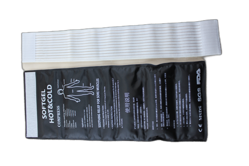 HOT AND COLD PACK-Reusable Hot and Cold Therapy Gel Wrap Support Injury Recovery, Alleviate Joint and Muscle Pain – Rotator Cuff, Knees, Back & More