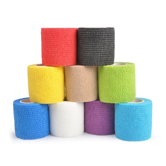 Self Adhesive Bandage Wrap, Athletic Tape, Sports Tape, Breathable, Waterproof, Elastic Bandage for Sports, Wrist And Ankle Wrap Tape, Non-Woven Bandage