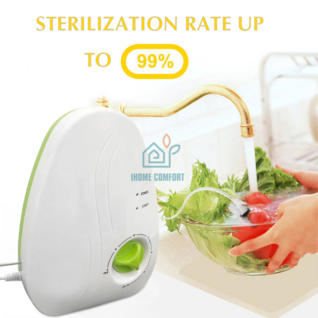 Kitchen Application Portable Multifunctional Water Purifier Household Ozone Generator for Vegetables and Fruits