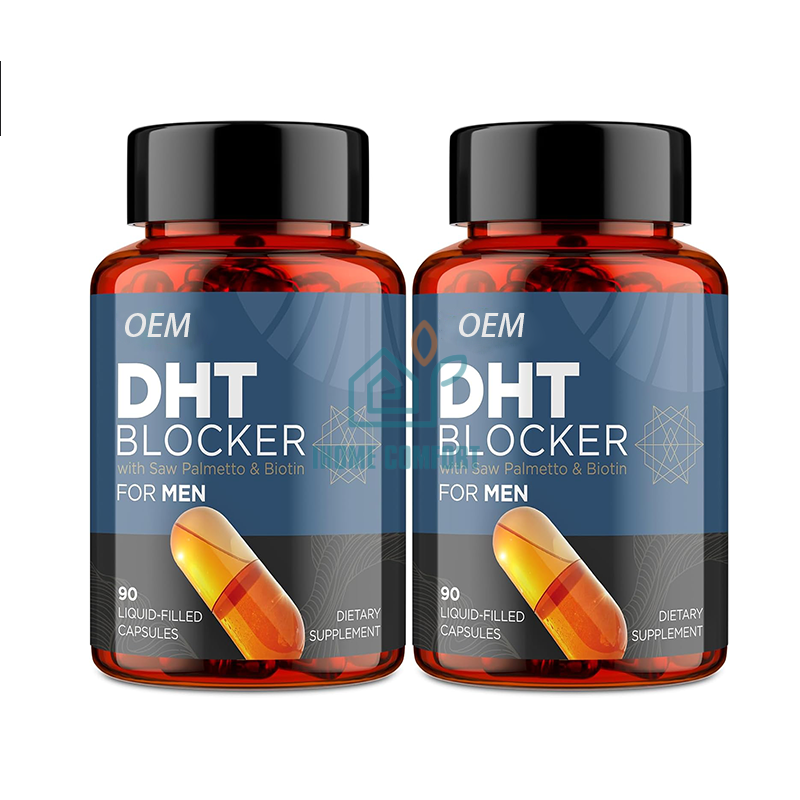 OEM Private Label Hair Loss DHT Blocker Capsules Biotin Saw Palmetto Hair Growth Supplement Capsule ﻿