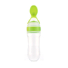 Baby Food Spoon, Bottle-shaped Silicone Spoon For Rice Paste, Infant Silicone Squeeze Feeding Bottle