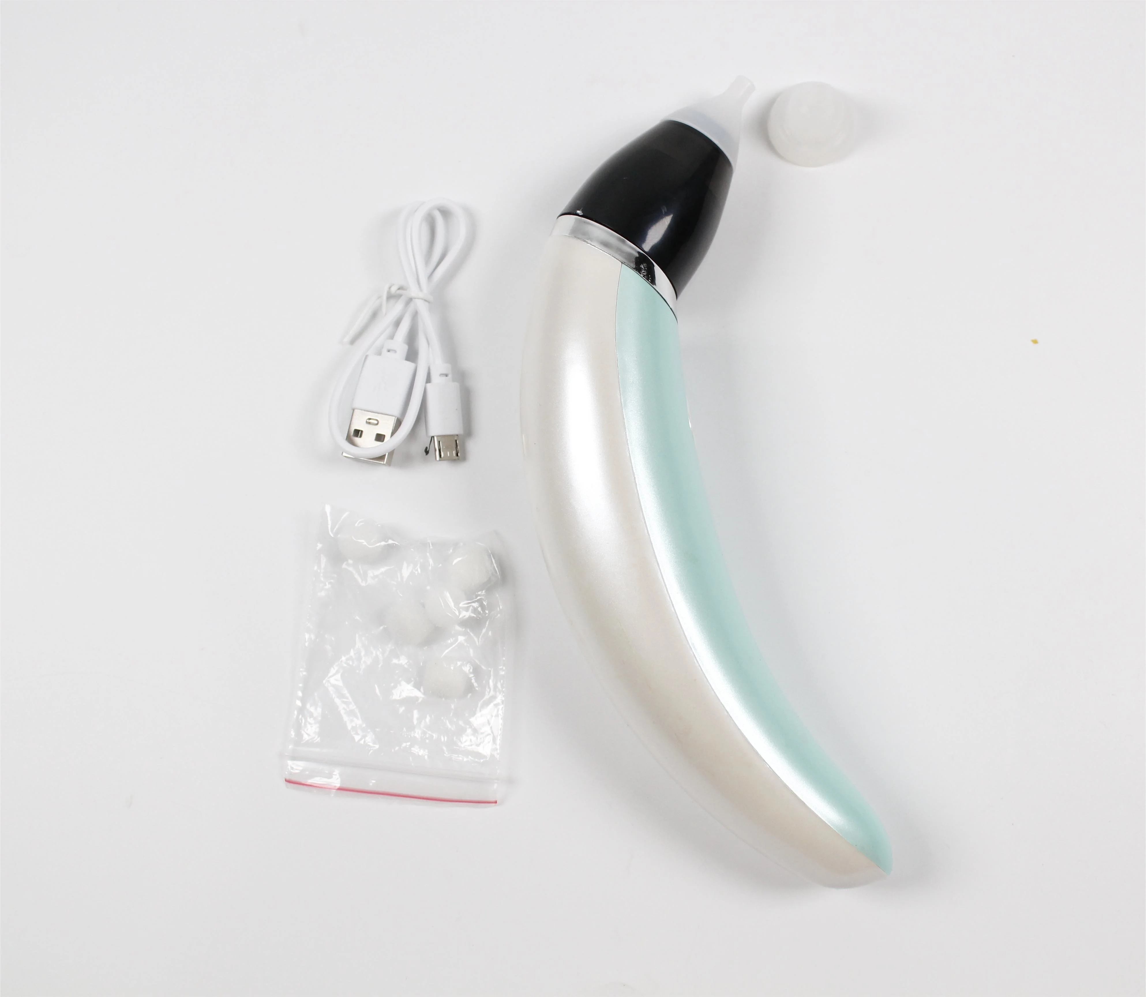 Nasal Aspirator for Baby, Electric Nose Aspirator for Toddler, Baby Nose Sucker, Automatic Nose Cleaner with 3 Silicone Tips, Adjustable Suction Level, Music And Light Soothing Function