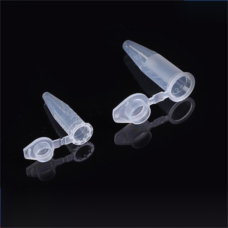 Large Quantity Supply of Plastic Graduated Centrifuge Tubes with Round Bottoms And Caps, Laboratory Supplies, Plastic Transparent Test Tubes