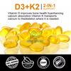 5000IU 30pcs Vitamin D3 Vitamin K2 Softgels Capsules for Support Immune Bone