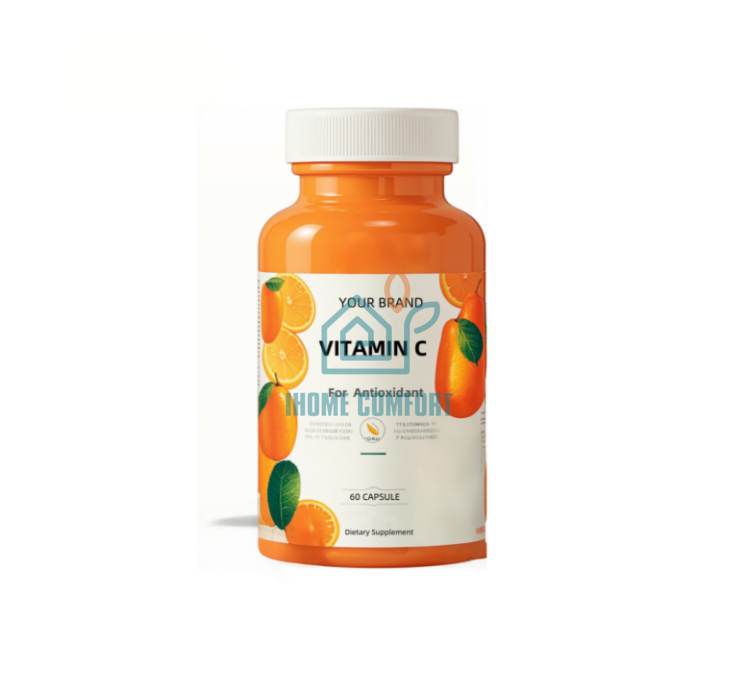 OEM Vitamin C Capsule Vegan Capsule Vitamin C Supplement Support Customize