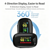 Pulse Oximeter, Finger Oximeter, Blood Oxygen Meter, SpO2 Monitor, Oxygen Saturation Meter, Pulse Rate Monitor