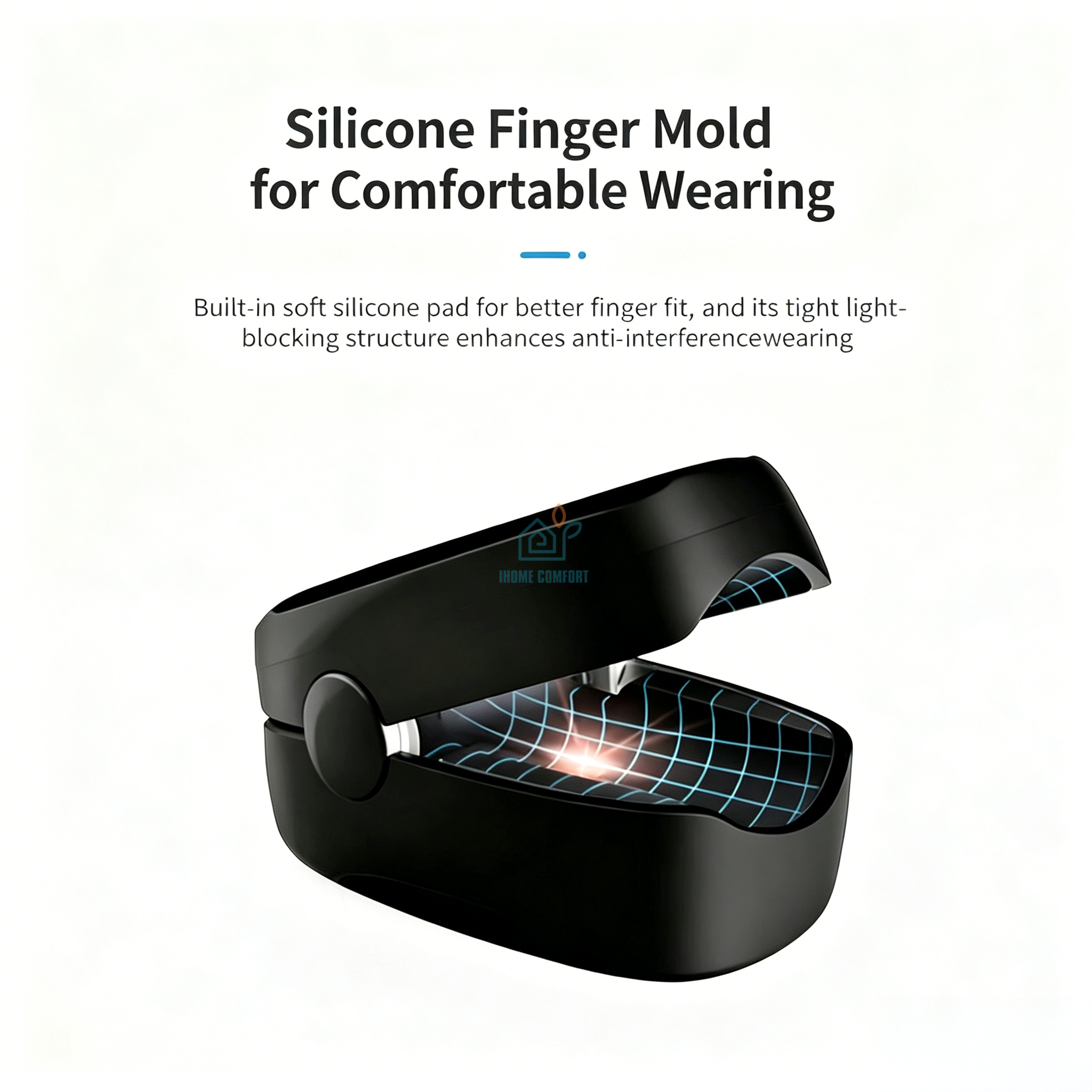 Pulse Oximeter, Finger Oximeter, Blood Oxygen Meter, SpO2 Monitor, Oxygen Saturation Meter, Pulse Rate Monitor